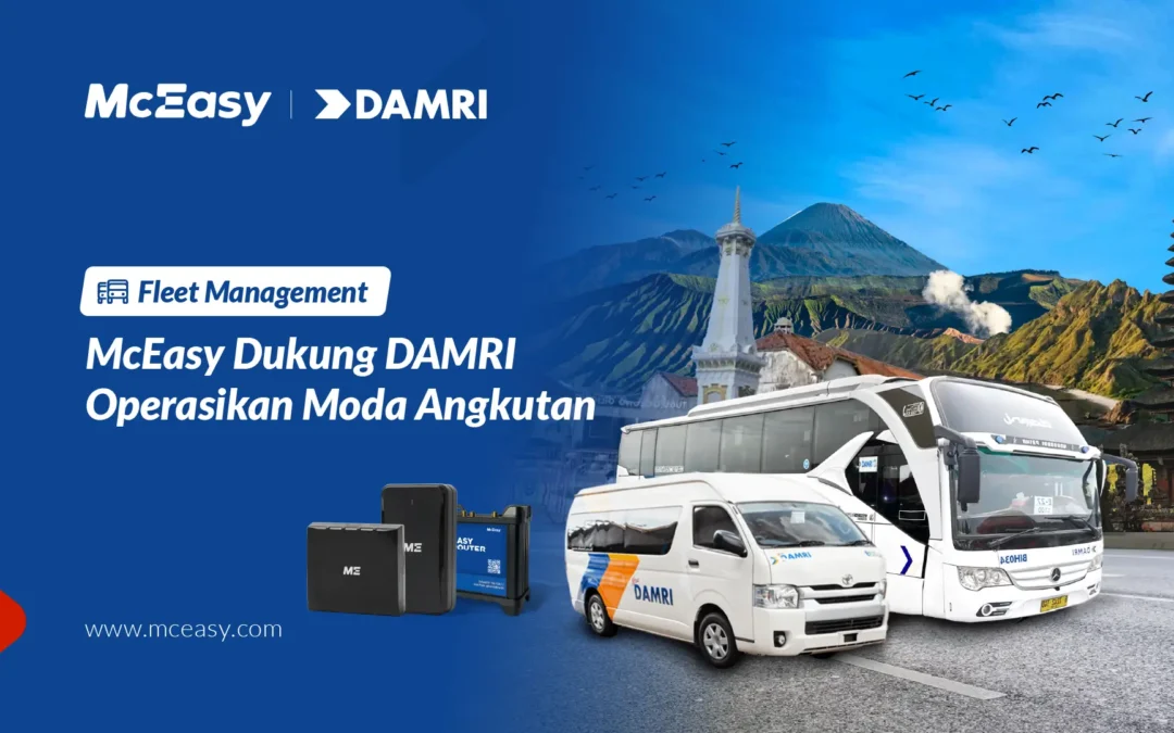 Fleet Management McEasy Dukung DAMRI Operasikan Moda Angkutan 