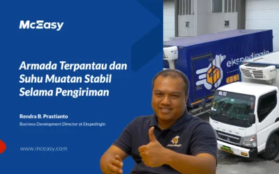 McEasy Sukses Bantu Ekspedingin Memantau Armada dan Menjaga Suhu Muatan