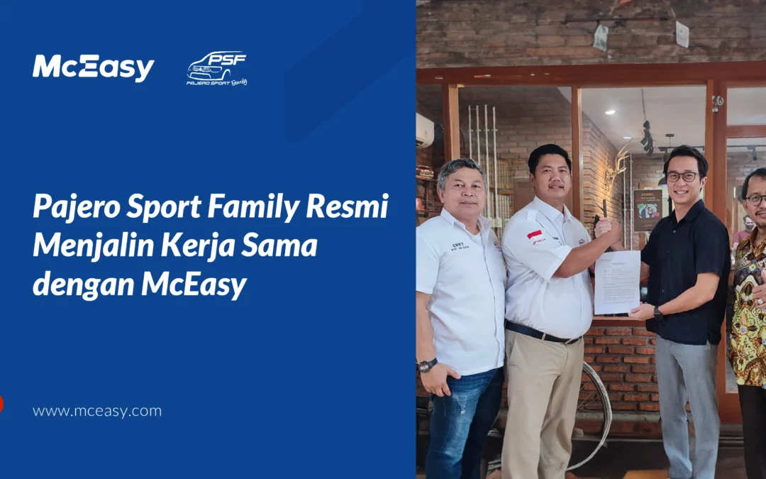 Pajero Sport Family Resmi Menjalin Kerja Sama dengan McEasy